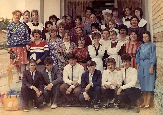 Выпускники 1990 года Караваненская СШ